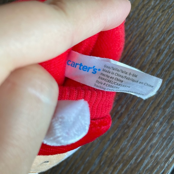 Carter’s Christmas Santa Baby Slippers - Picture 3 of 3